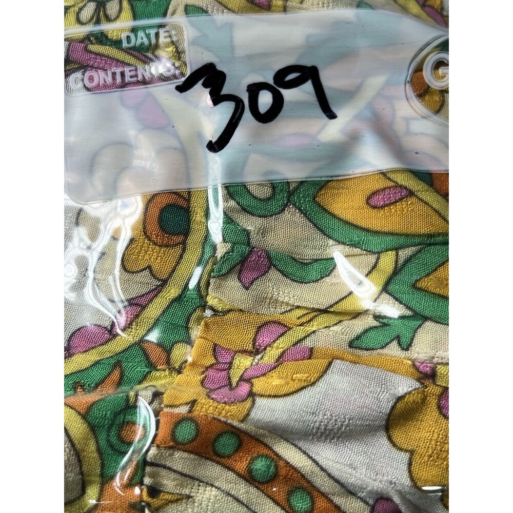 Haute Hippie long Tiered Wrap Floral skirt pink/green/yellow Boho Chic NWT large - Picture 10 of 10
